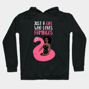 Just a Girl Who Loves Flamingos, Flamingo Lover Hoodie